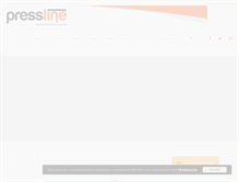 Tablet Screenshot of pressline.it